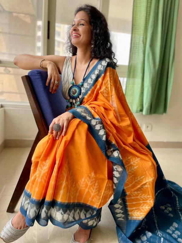 Pure Linen Pochampally 15 Digital Printed Saree Collection